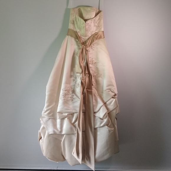 Oleg Cassini (David's Bridal) Wedding Gown, size 6 - Picture 3 of 6